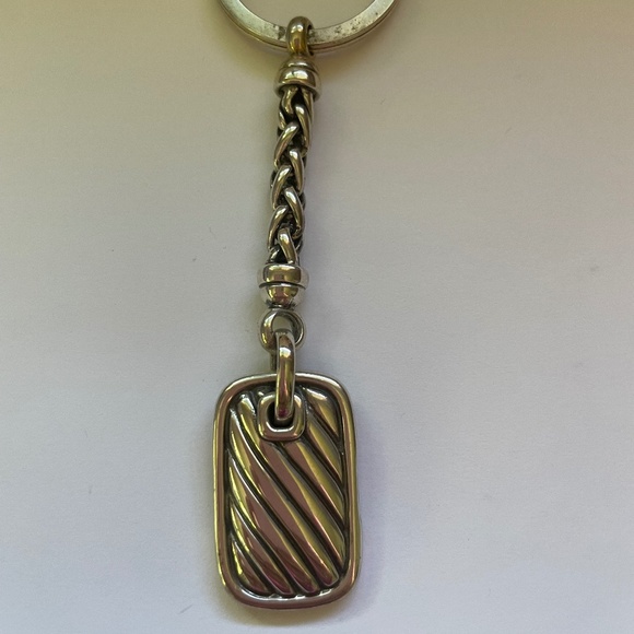 David Yurman Sterling Silver Key Chain - Picture 1 of 4